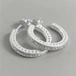 BRINCO ARGOLA COM DETALHE CORAÇÃO E ZIRCÔNIA (FECHO TARRAXA)