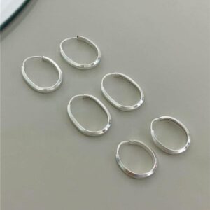BRINCO TRIO ARGOLA OVAL FIO