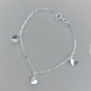 PULSEIRA PINGENTES DE CORAÇÃO