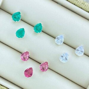 CONJUNTO BRINCO E PINGENTE GOTA