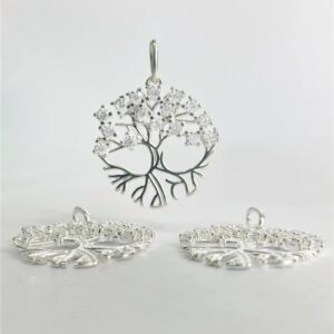 PINGENTE ÁRVORE DA VIDA COM ZIRCÔNIA