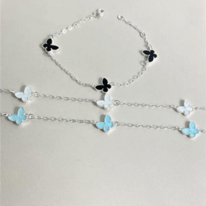 PULSEIRA TRÊS BORBOLETAS FIXAS