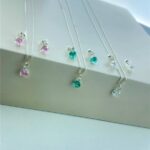 CONJUNTO BRINCO, PINGENTE E CORRENTE