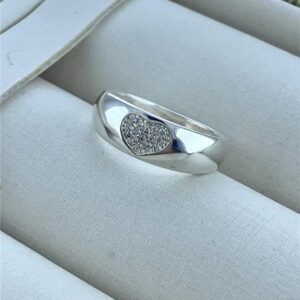 ANEL CORAÇÃO COM ZIRCÔNIA