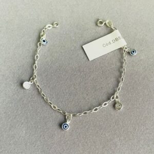 PULSEIRA OLHO GREGO E CRISTAIS