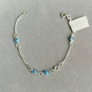 PULSEIRA OLHO GREGO AZUL CLARO