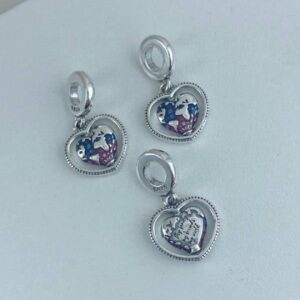 BERLOQUE CORAÇÃO GLOBO GIRATÓRIO