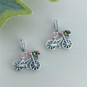 BERLOQUE BICICLETA COM CESTINHA COLOR