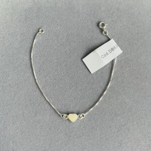 PULSEIRA INFANTIL PINGENTE FIXO CORAÇÃO